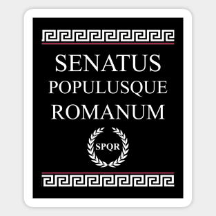 Senatus Populusque Romanum SPQR Ancient Rome Symbol Magnet